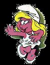 Smurfette--she's your waitress!